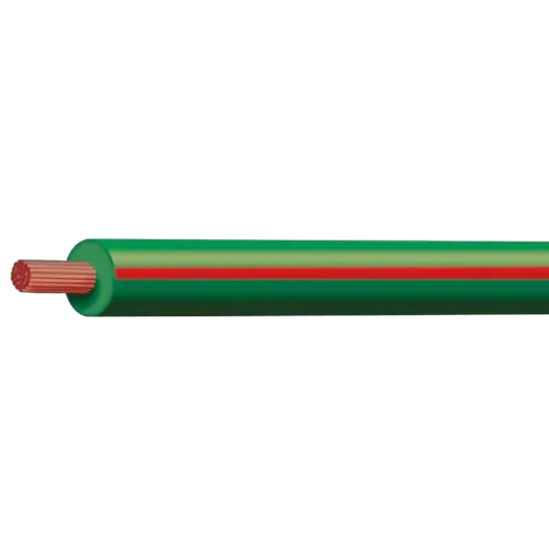 Green/Red 4mm Trace Single Core 30M (Spooled Length)
