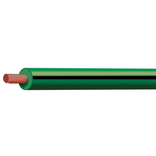 Green/Black 4mm Trace Single Core (Sold Per Metre)