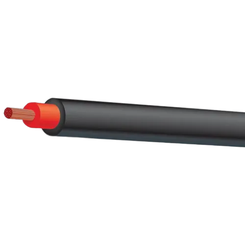 Red 5mm Single Core (Gas) 30M Double Insulated Black Sheath (Spooled Length)
