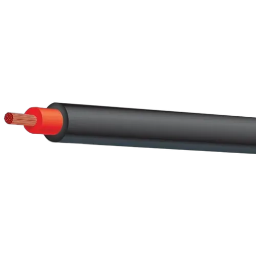 Red 6mm Single Core (Gas) Double Insulated Black Sheath (Sold Per Metre)