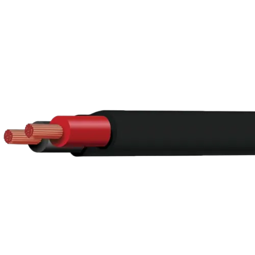 Red/Black 6 B&S Twin Core 100M Twin Sheath (Spooled Length)