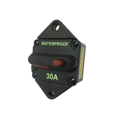 Manual reset C/breaker W/Proof Panel mount 42V Max (30A)