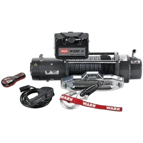 Warn 12V 9,500lb Recovery Winch with 24m Synth. Rope w/ Wireless Remote