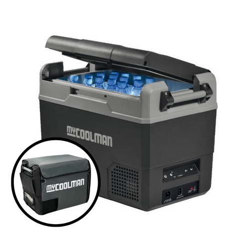 My Coolman Portable Fridge Freezer & Cover 47L