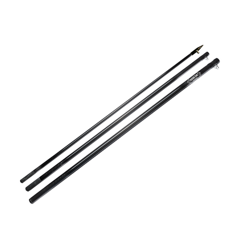 Hookem 2 X 4.5M (15FT) 3 Piece Carbon Fibre Poles Only- No Bases - To Suit 42mm Outrigger Bases