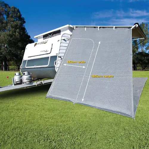 CGear Privacy Screen Angled End Drop With Zipper Door 2.3m (7.55') X 2.1m (7')