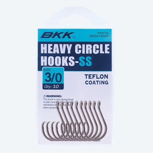 BKK SS Heavy Circle Hooks - 6/0 - 6 Per Pack