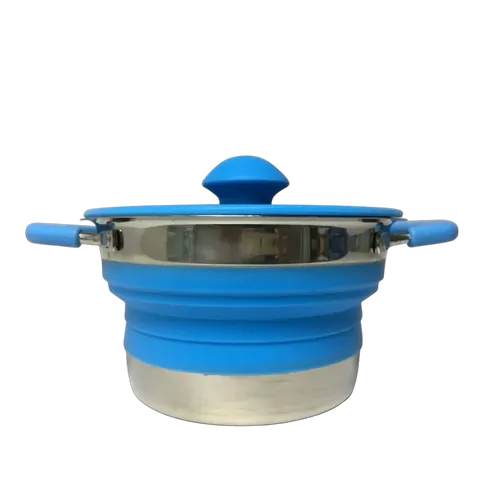 Supex Collapsible Blue Saucepan, 1l Capacity