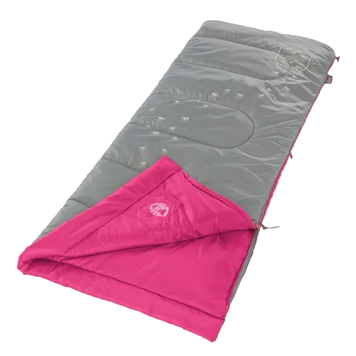 Coleman Sleeping Bag Kids FyreFly Illumi-bug (Pink) (+7°C Rating)
