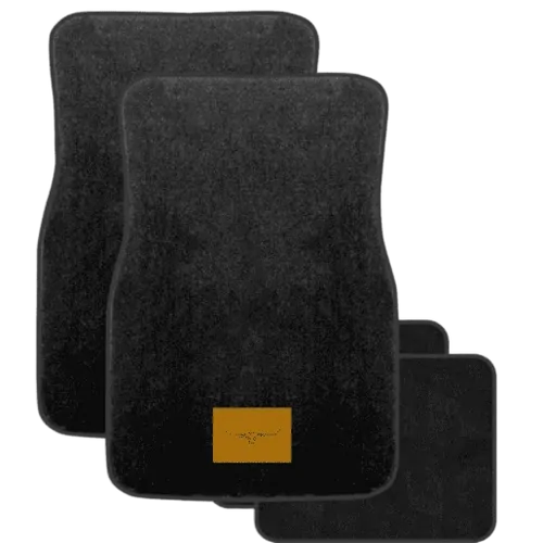 R.M. Williams Carpet Floor Mats Set 4 Blk RMWILLIAMS