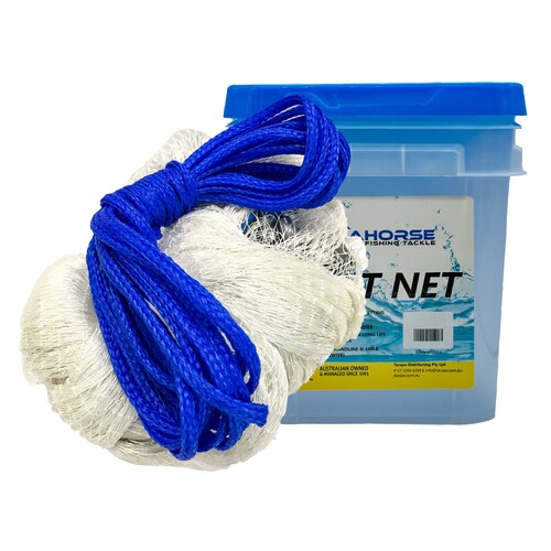 Seahorse 10ft Bottom Pocket - Nylon Cast Net With 3/4" Mesh