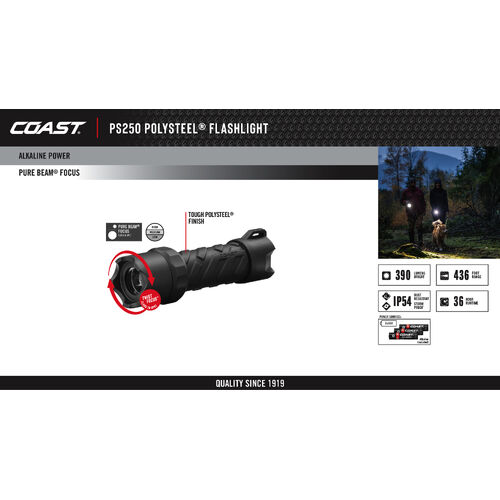 Coast Torch 435 Lumens 3 X Aaa