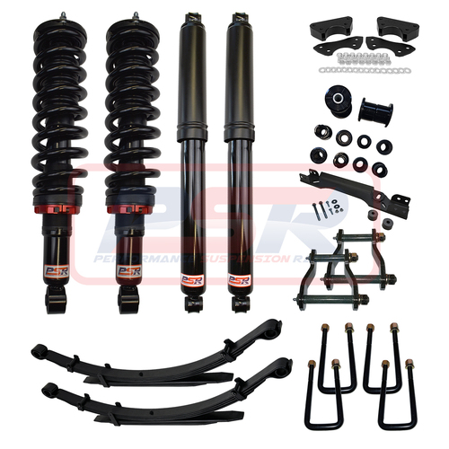 PSR TTG Shock Absorber Holden Colorado RG / Isuzu D-MAX 1 & 2 PSR TTG 3" Lift Kit Extra Heavy Duty Front and Heavy Duty Rear