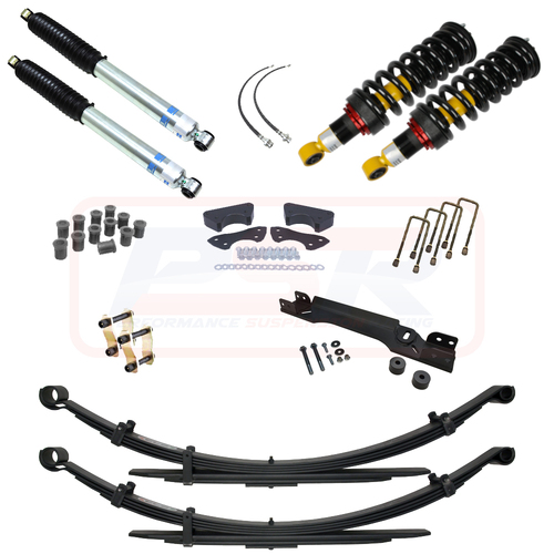 Performance Suspension Racing Holden Colorado RG / Isuzu D-MAX 1 & 2 Bilstein 4" Lift Kit LONG TRAVEL Heavy Duty Front and Standard Duty Rear
