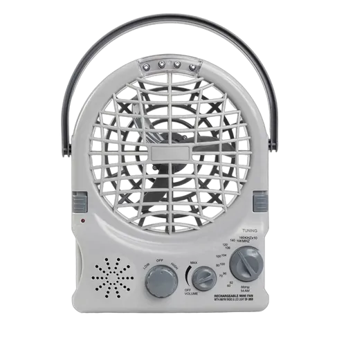 Companion Rechargeable Fan with Radio