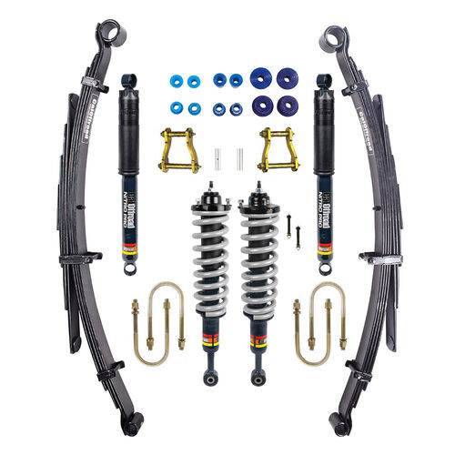 CalOffroad Nitro Pro Lift Kit Tour Pack,2" Lift,Coil Spring (ExHvy),Leaf Spring (Hvy) to suit Ford Ranger PX1, PX2 11-18,Mazda BT50 Gen2 11-21