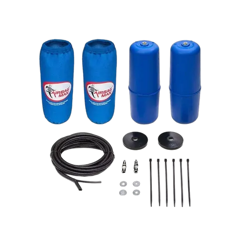 Airbag Man Suspension Helper Kit (Coil) For Toyota Land Cruiser Prado 90 & 95 Series Nz Import 96-03 - Raised
