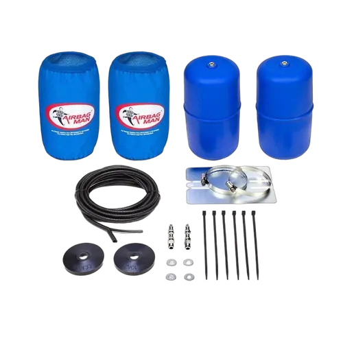 Airbag Man Suspension Helper Kit (Coil) For Mitsubishi Pajero Mkii Nh, Nj, Nk, Nl 91-00 - Raised