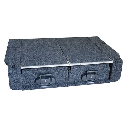 Drawers System To Suit Toyota Hilux SR5 'A' Deck Extra Cab 03/05 - 09/15 Fixed