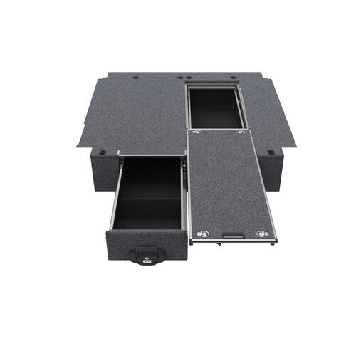 4WD Interiors Single Roller Floor Drawers Ford Next Generation Ranger Dual Cab 07/2022-Current