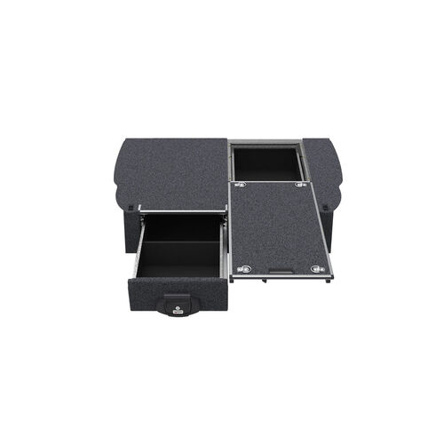 4WD Interiors Single Roller Floor Drawers suits Toyota Fortuner Wagon 01/2015-Current