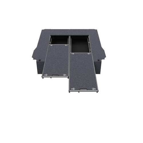 4WD Interiors Dual Roller Floor Drawers Ram 1500 Laramie Crew Cab 01/2018-Current