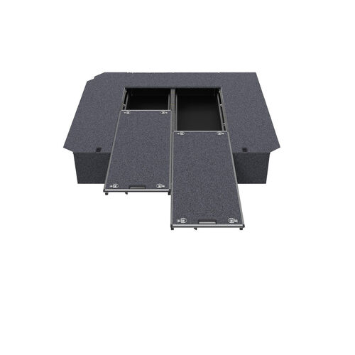 4WD Interiors Dual Roller Floor Drawers suits Toyota Hiace Van 01/2005-04/2019