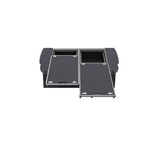 4WD Interiors Dual Roller Floor Drawers suits Toyota Fortuner Wagon 01/2015-Current