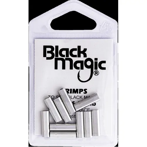 Black Magic Crimps 2.0mm SUITS 250 -300LB Pack (10)