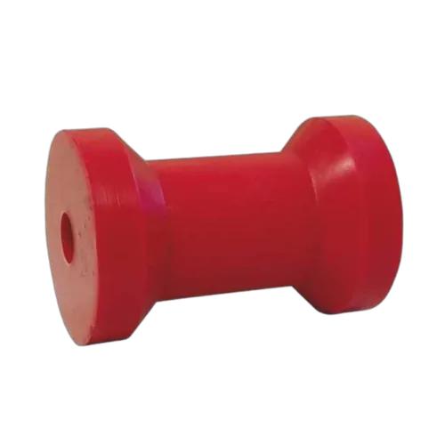 4.5" Inch Cotton Reel Roller Red Urethane