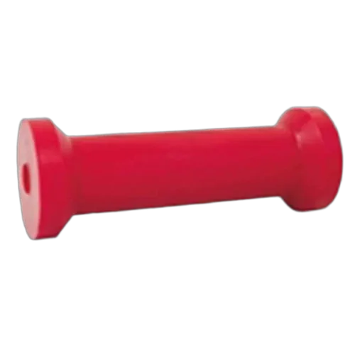 8" Inch Cotton Reel Roller Red Urethane