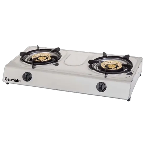 Gasmate Twin Burner Stainless Steel Wok Style Cooker