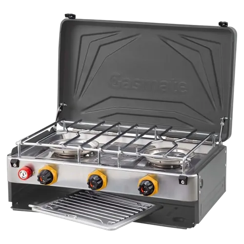 Gasmate Turbo 2 Burner Lpg Stove & Grill