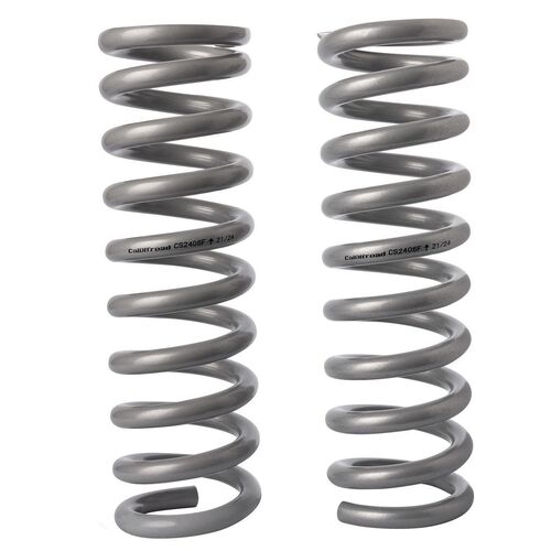 CalOffroad Nitro Pro Series Front Coil Springs, RAISED, Medium Duty, to suit Nissan Navara D40 2005 - 2015