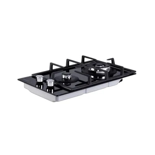 Devanti 2 Burner Gas Cooktop Black (300 X 520mm)
