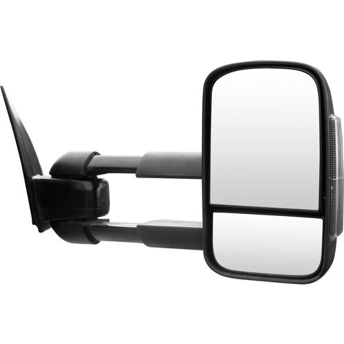 Clearview Towing Mirrors [Original, Pair, Electric, Black] - Nissan Navara D23/NP300