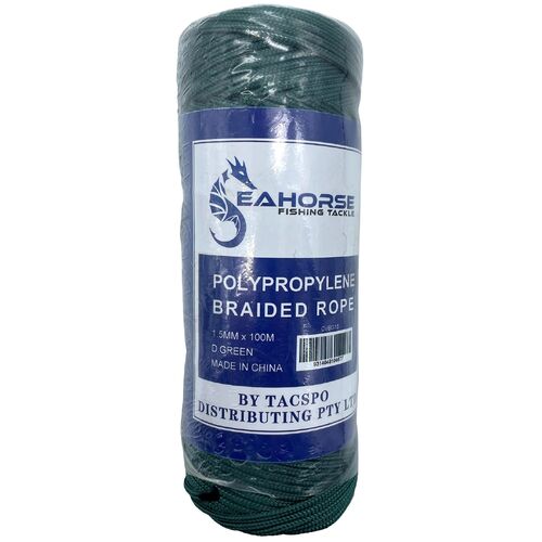 Seahorse Tackle Cord Ven Blind 1.5mmx100Yd Green