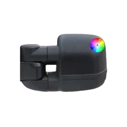 Clearview Towing Mirrors [Compact, Pair, Heat, Power-Fold, BSM, Auto Tilt, Puddle Lights, Indicators (Cat 6), Electric, Raw] - suits Toyota LC 300 Ser