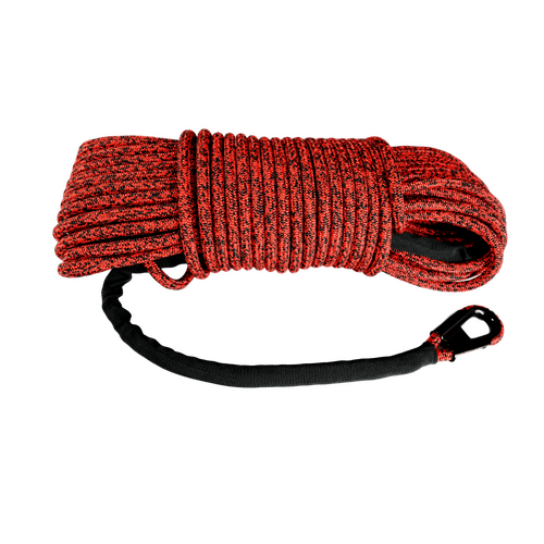 Dual Layer Braided Sheath High Mount Winch Rope Upgrade Kit 11Mm X 40M By Carbon Offroad