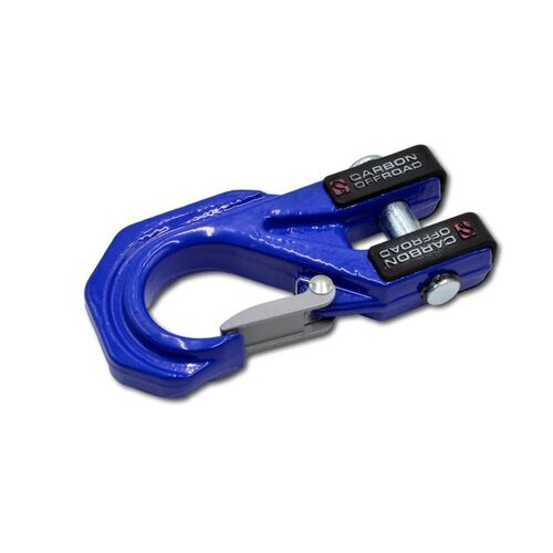 Carbon Offroad Mega Pro Winch Hook - Blue