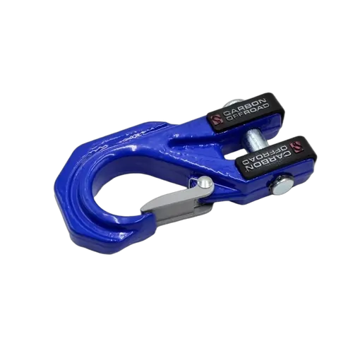 Carbon Offroad Mega Pro Winch Hook - Blue