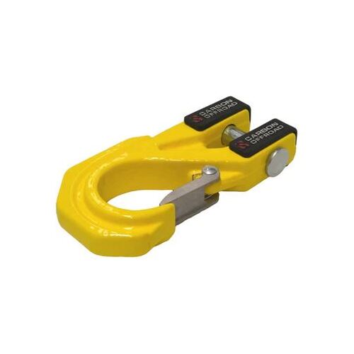Carbon Offroad Mega Pro Winch Hook - Yellow