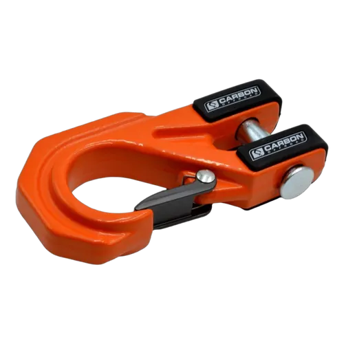 Carbon Offroad Mega Pro Winch Hook - Orange