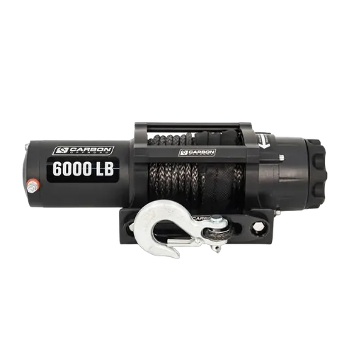 Carbon Offroad Tank 6000lb ATV UTV Small 4x4 Winch Kit IP66 12V