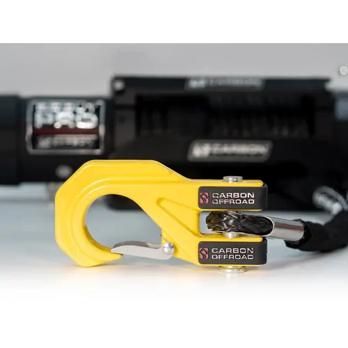 Carbon Scout Pro - 15000lb Winch V3 with Mega Pro Winch Hook - Yellow