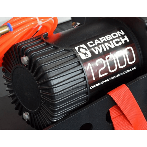 Carbon Winches Australia 12V Winch Motor To Suit 12K And 95P Models With Drum Endplate And Brake Unit Complete