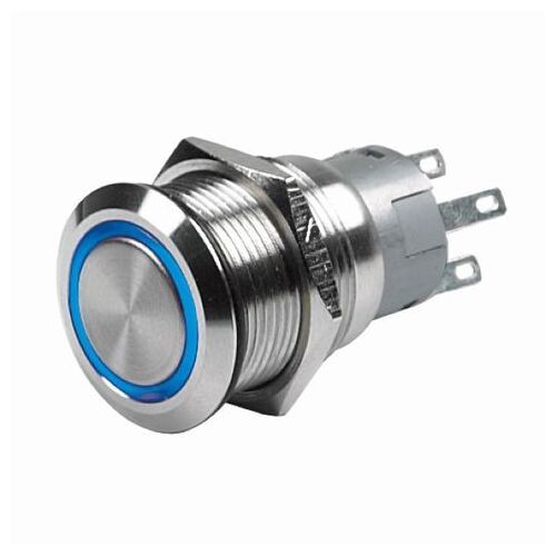 Czone Push Button On/Off With Blue Led, 3.3V