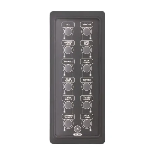 Czone 12-Way Waterproof Keypad 2-6 (Portrait)