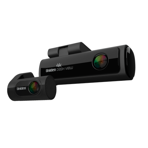 Uniden Dash View 60R 4K Ultra HD Smart Dash Cam with 2K Super HD Rear View Camera