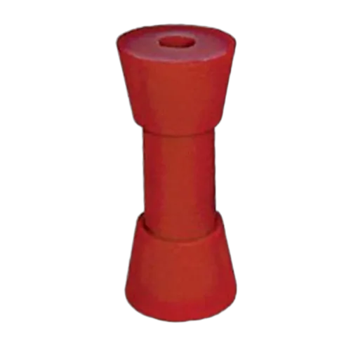 8 Inch Dog Bone Roller Red Urethane